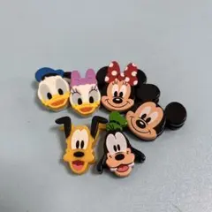 【Disney】ディズニーキャラクター クリップ6個セット