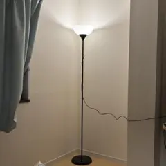 【値下げ可】IKEA ノート NOT フロアアップライト 間接照明 黒 ブラック