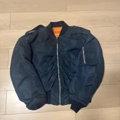 90s USA製 alpha L-2B フライトジャケット Mサイズ ネイビー