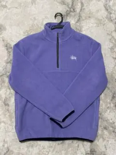 Stussy パープル フリースジャケット M
