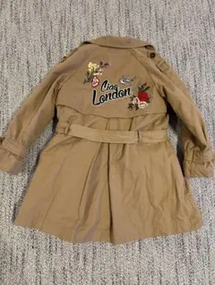 ZARAキッズ　ボア付きトレンチコート