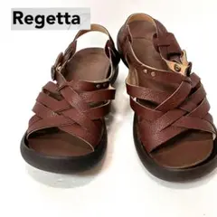 RegattaCanoe リゲッタカヌー こげ茶サンダル 24.5センチのサムネイル