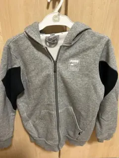 PUMA　キッズ 140　裏起毛パーカー