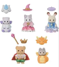お城のゆめいろゆうえんち　ハピネスドリーム　人形5体