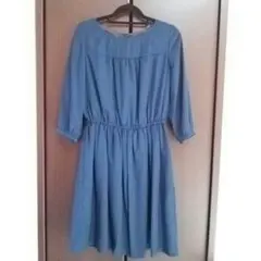 ナチュラルビューティーベーシック  ワンピース Mサイズ ネイビー