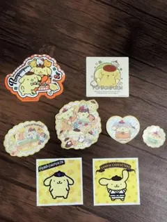 サンリオ ポムプムプリン シール 8枚セット まとめ売り 新品未使用