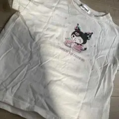 Kuromi Tシャツ ホワイト 100cm~