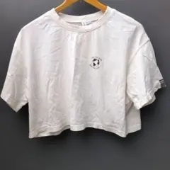 DIVIDED 半袖Tシャツ ホワイト 地球プリント　美品のサムネイル