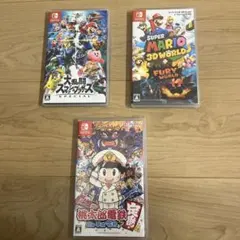 【バラ売り不可】　スマブラsp、マリオfury world、桃鉄令和