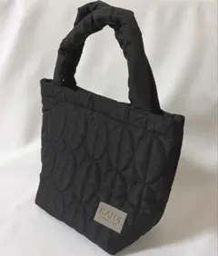 匿名配送★KARDIカルディコーヒー豆キルティングトートバッグ黒ブラック2026