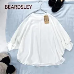 BEARDSLEY シフォンカットジャガードコンビカットソー ホワイト FREE