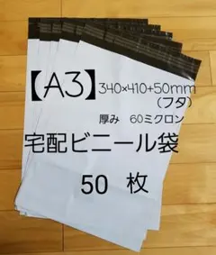 A3宅配ビニール袋 50枚