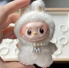 【未使用】Labubu 10cmサイズ向け・イニシャル【Ｒ】ミニネックレス