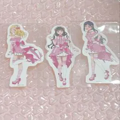 ラブライブサンシャイン　Aqours　ステッカー　小原鞠莉 黒澤ダイヤ 松浦果南
