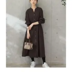 アーバンリサーチロッソ　イージーケアシャツワンピース