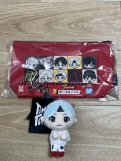 TinyTAN ポーチ ぬいぐるみ セット SUGA BTSのサムネイル