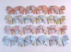 折り紙 リボン 和風 ２０個