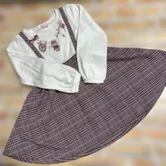 【新品】メゾピアノ　ワンピース size 120