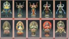 未開封 ⭐︎ カバヤ 密教曼陀羅 10箱 彩色済みフィギュア カード 新品 カバヤ 密教曼陀羅 1BOX 10個入り 未開封品 彩色済フィギュア