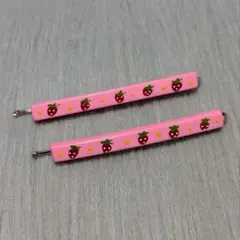y2k 平成レトロ 苺のデザインヘアピンセット　昭和レトロ　デコラ