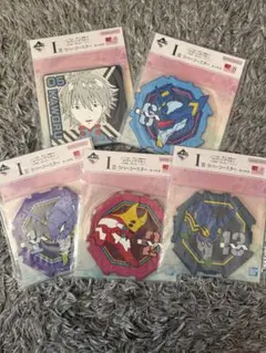 新世紀エヴァンゲリオン ラバーコースター5コセット