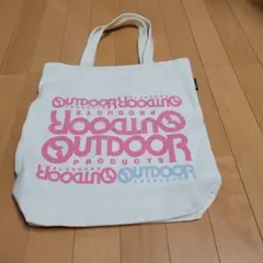 OUTDOOR PRODUCTS トートバッグ ホワイト/ピンクのサムネイル