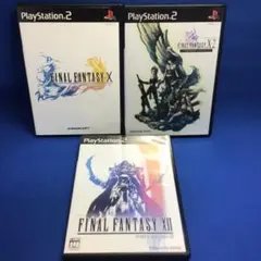 PS2 FINAL FANTASY X、X-2、XII 3本セット