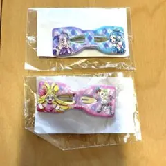 映画 キミとアイドルプリキュア 前売り特典 リボンクリップ 2個セット