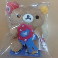 リラックマ大阪　万博　　リラックマ×ミャクミャクコラボ　ぶらさげぬいぐるみ
