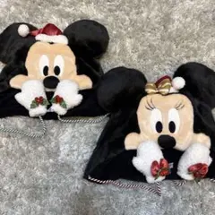 ディズニークリスマス2025 ミッキーミニーファンキャップセット