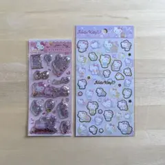 新品 サンリオ 正規品 キティ キラキラカプセル シール ぷっくり シール交換