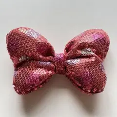 ディズニー　ミニー　リボン　スパンコール　水玉　スクバ