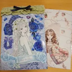 おすそ分けファイル　花　レース　リボン コラージュ No.11