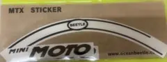 BEETLE mini MOTOフルステッカー 黒 MTX オーシャンビートルのサムネイル