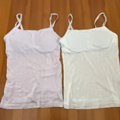カップ付き　キャミソール　2枚セット　150