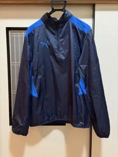 プーマ サッカー ウィンドブレーカー ピステ Lサイズ 美品 ネイビー