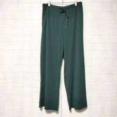 GU ジーユー (XL)　リブ プルオンパンツ　ポケットあり　大きいサイズ