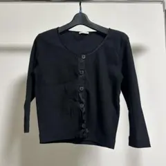 KRIZIA JEANS ブラック 七分袖カーディガンのサムネイル