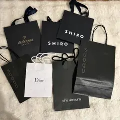 ショップ袋　7点セット　DIOR、クレドポー、SHIRO