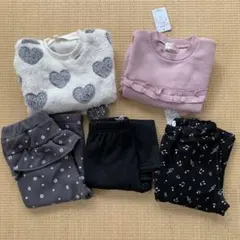 トレーナー2着、ズボン3着　5着セット　西松屋