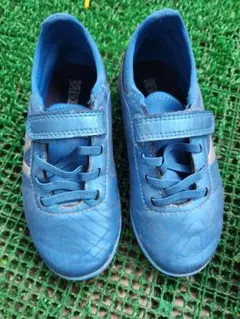new balance 青 スニーカー