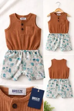 BREEZE ロンパース 80サイズ　綿100%