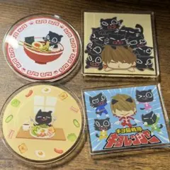 【4個セット】キヨの東キヨドーム 15周年くじG賞 キヨ猫アクリルバッジ