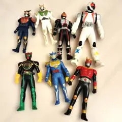 仮面ライダー ソフビ フィギュア 8体セット - メルカリ