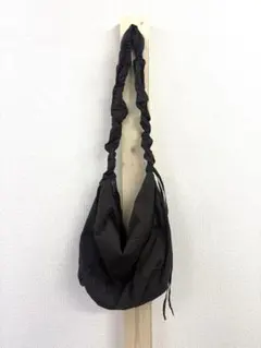 CIAOPANIC TYPY ブラウン　ギャザーナイロンショルダーバッグ