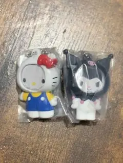 サンリオキャラクターズ フォトフレームマスコット　ハローキティ、クロミ
