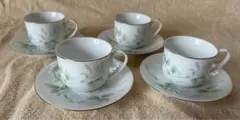 【未使用】カップ&ソーサー　4客