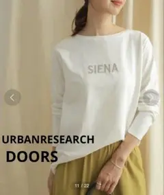 刺しゅうロゴロングスリーブTシャツ ロンT 長袖 ドアーズ DOORS