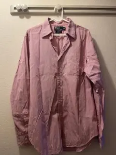 Polo by Ralph Lauren ピンクストライプシャツ M