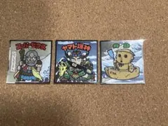 浮世絵ビックリマンシール　スーパーゼウス、ヤマト爆神、舟助